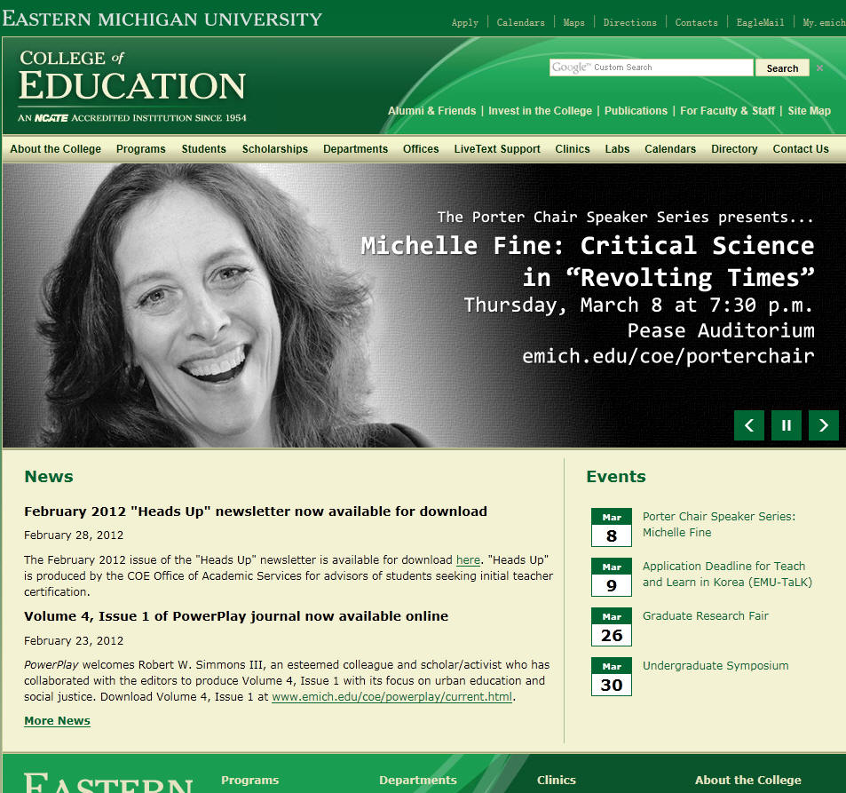 Eastern Michigan University College of Education