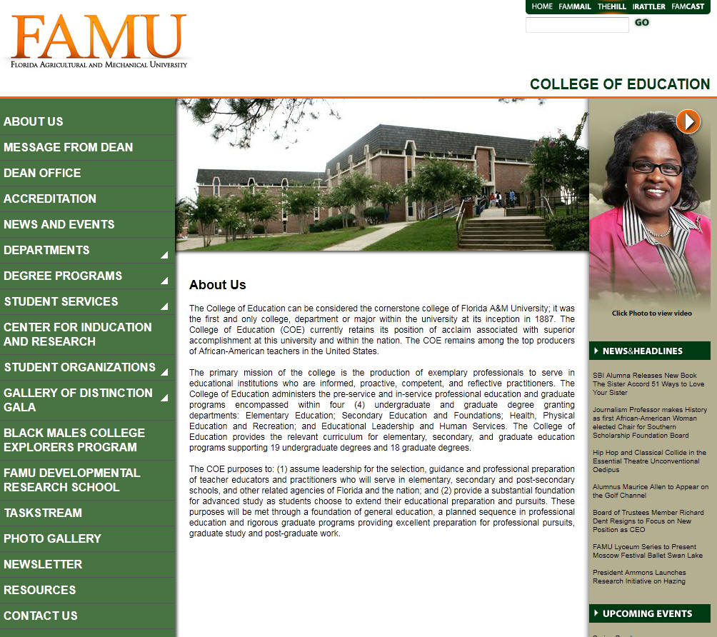 Florida A M University College of Education