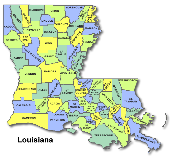 High School Codes in Louisiana