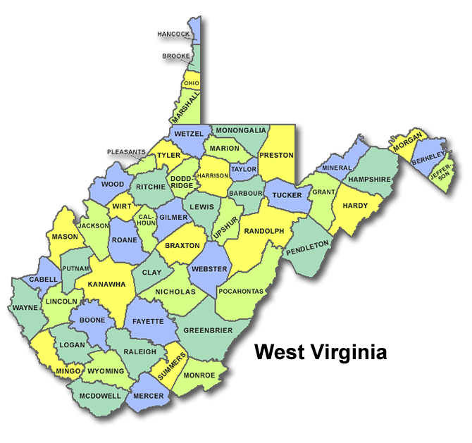 High School Codes in West Virginia