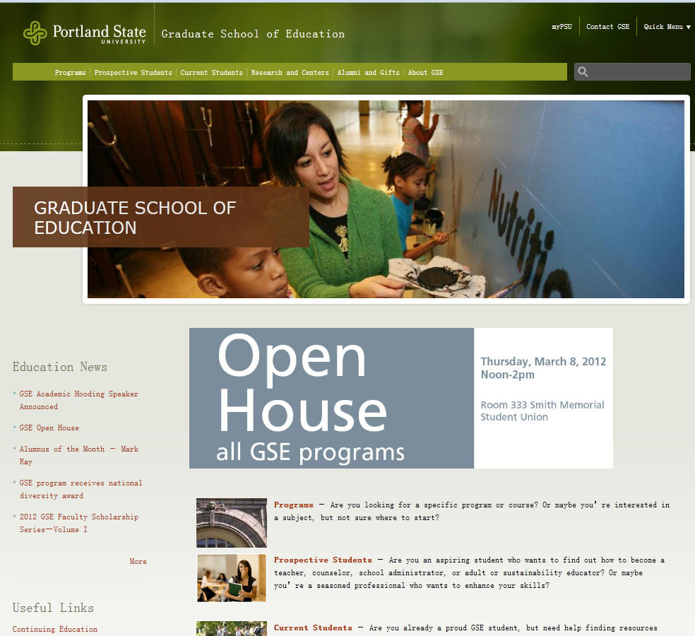 Portland State University Graduate School of Education