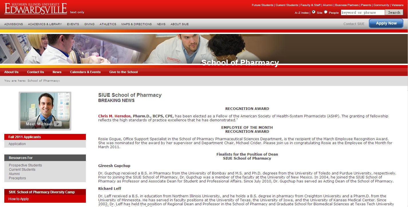 Southern Illinois University-Edwardsville School of Pharmacy