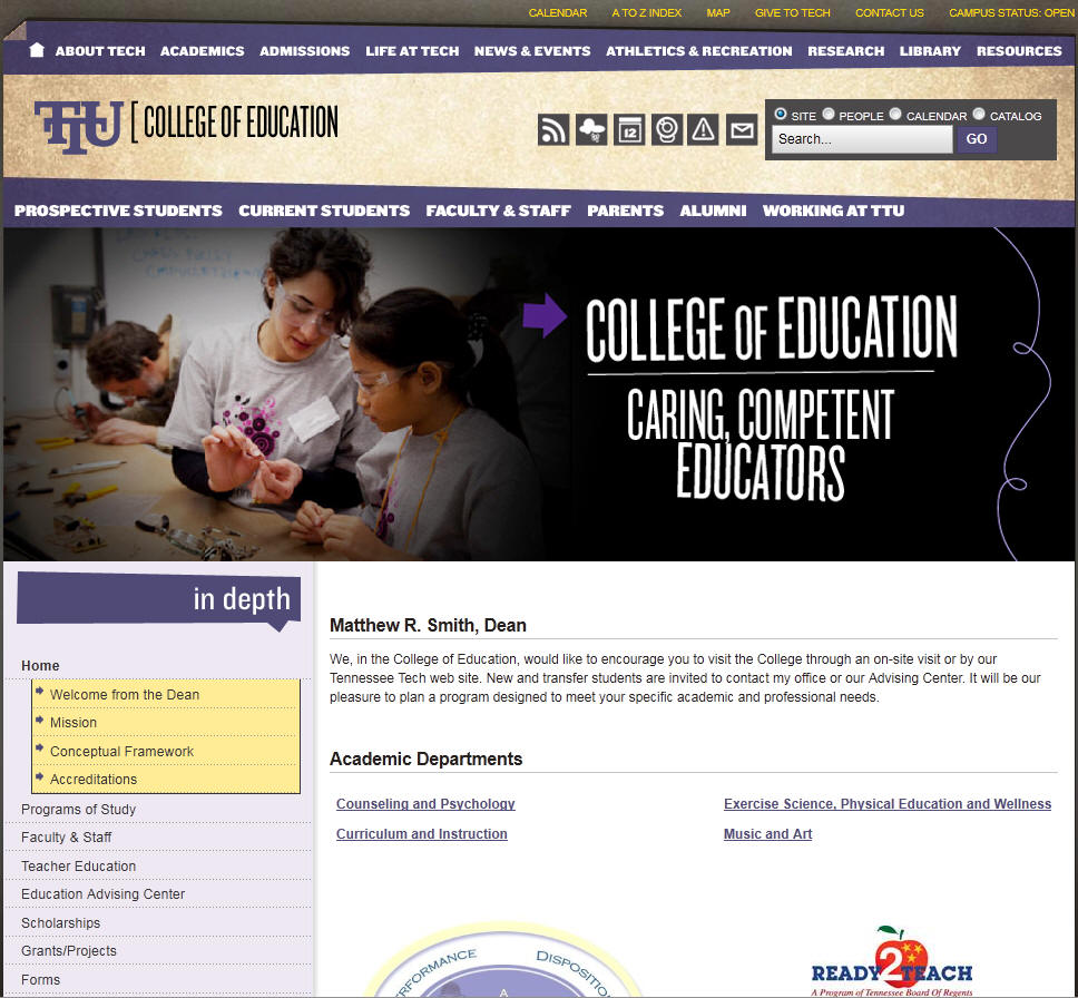 Tennessee Technological University College of Education