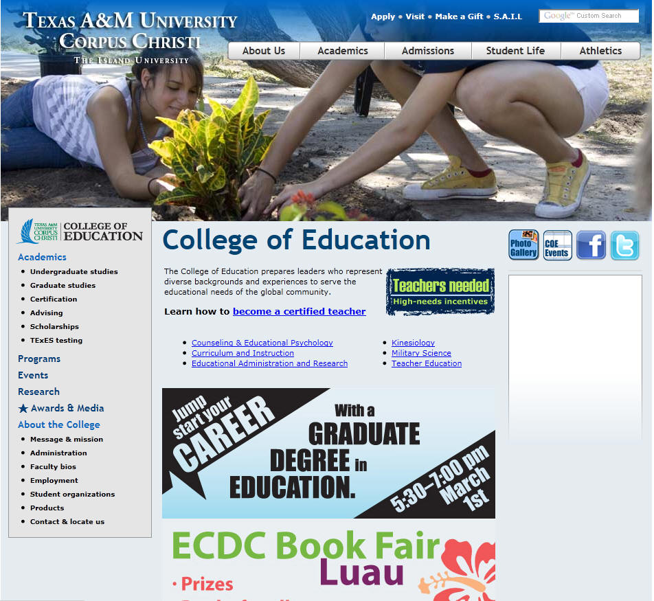 Texas AM University Corpus Christi College of Education