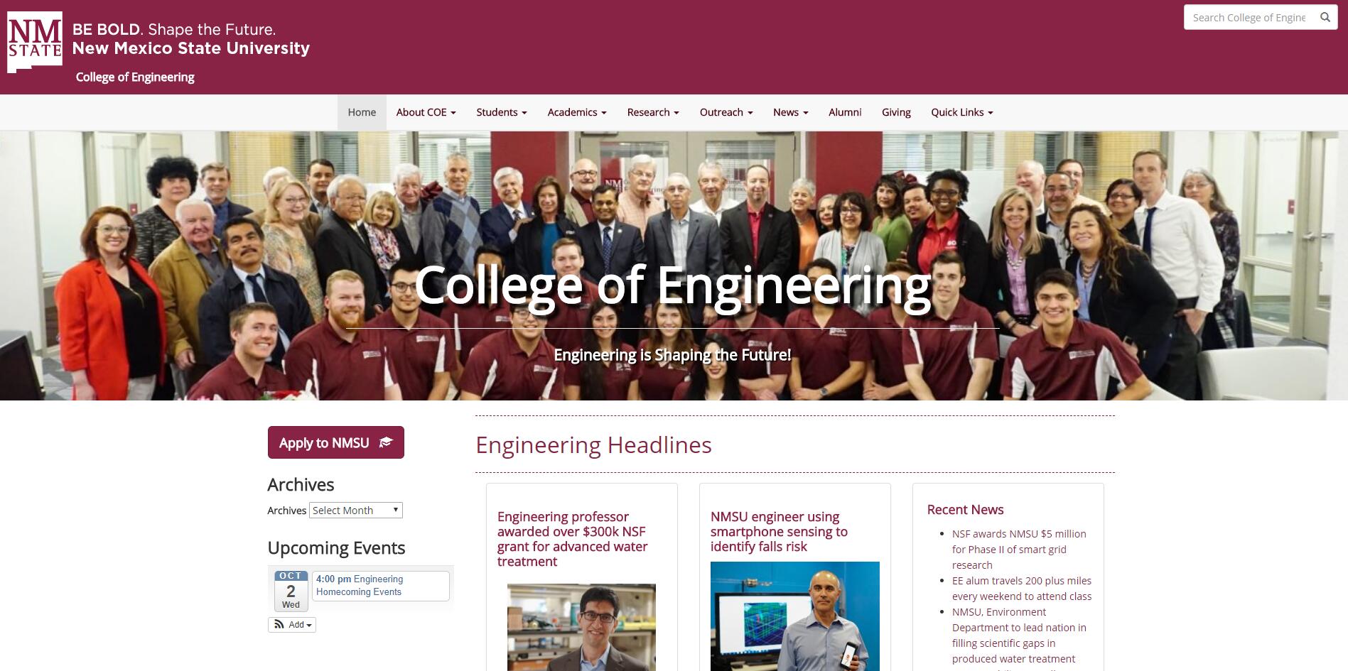 The College of Engineering at New Mexico State University