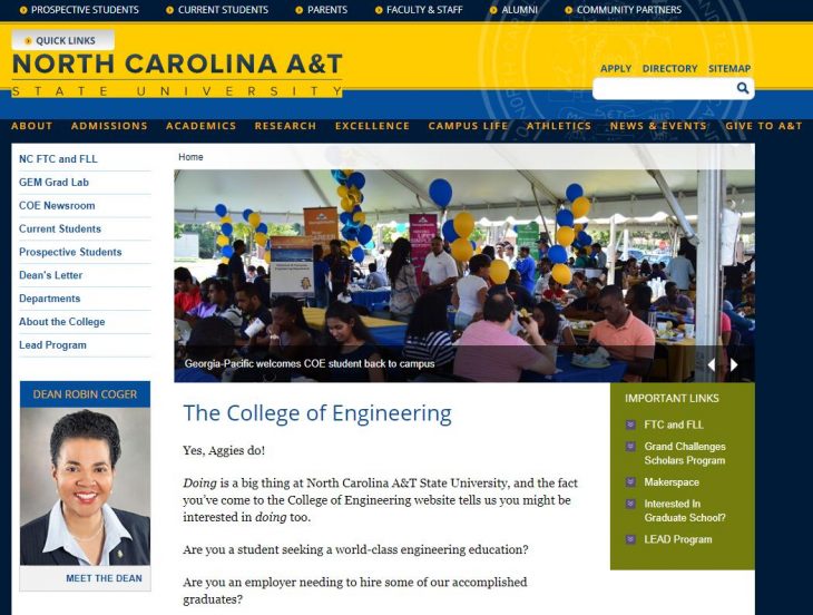 The College of Engineering at North Carolina A&T State University