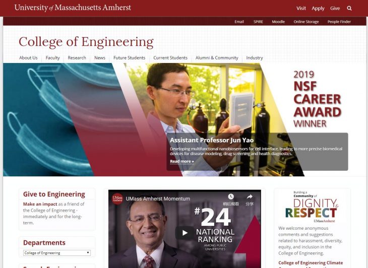 The College of Engineering at University of Massachusetts--Amherst