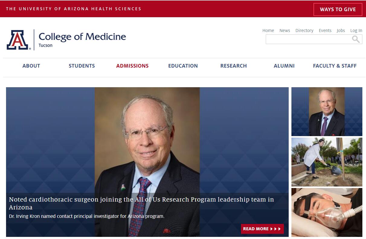 The College of Medicine at University of Arizona