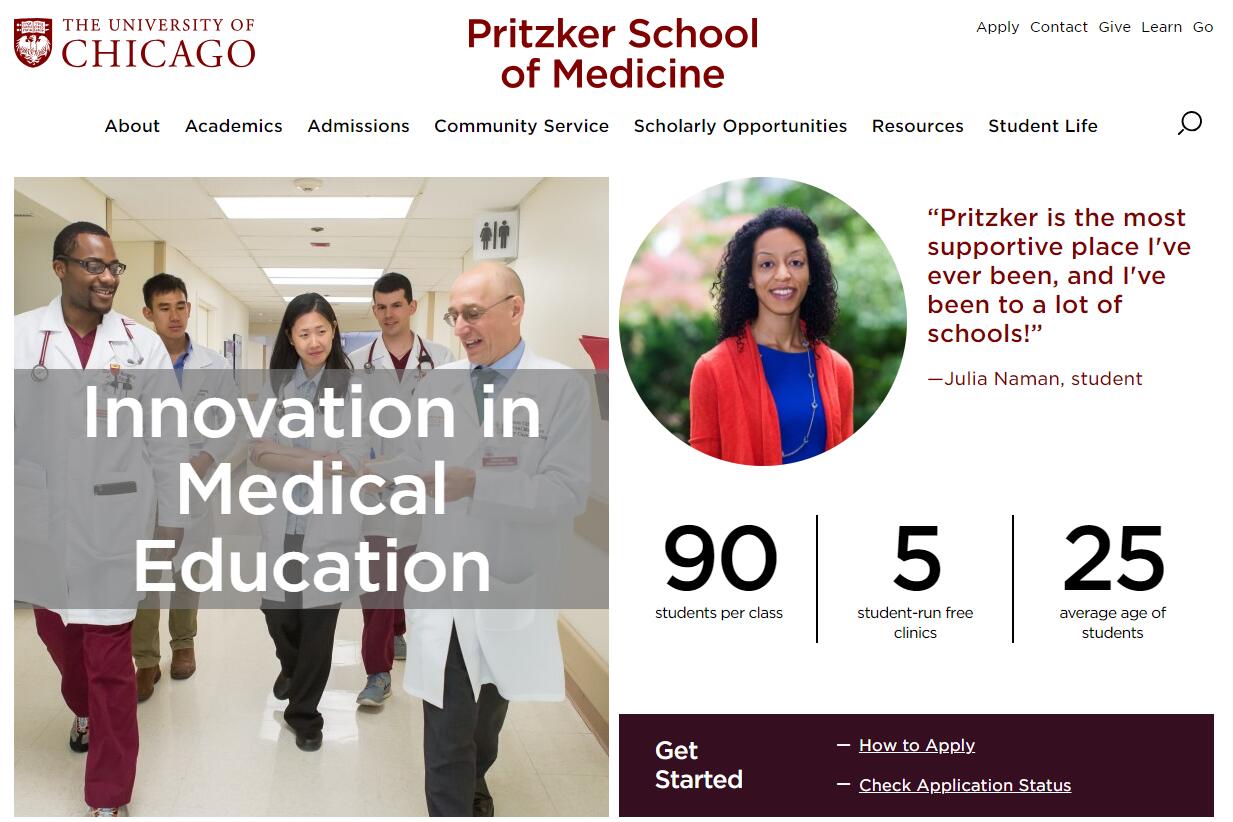 The Pritzker School of Medicine at University of Chicago