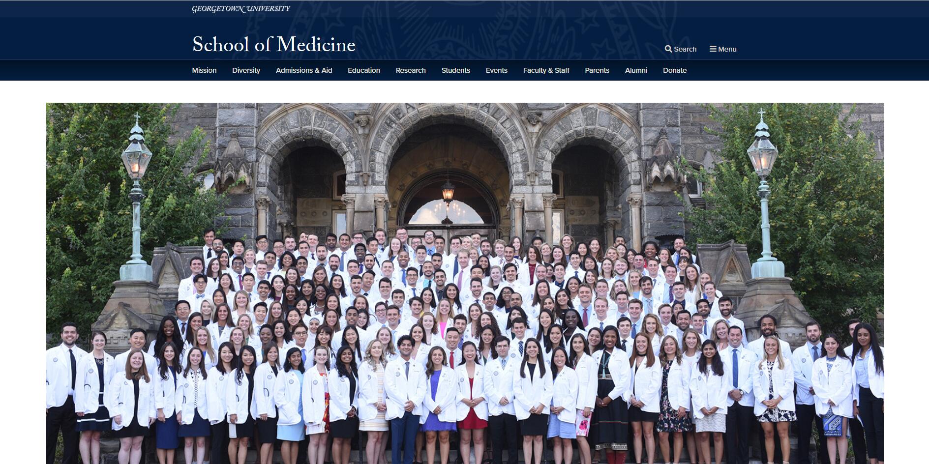 The School of Medicine at Georgetown University Admissions Statistics and  Rankings – Top Schools in the USA