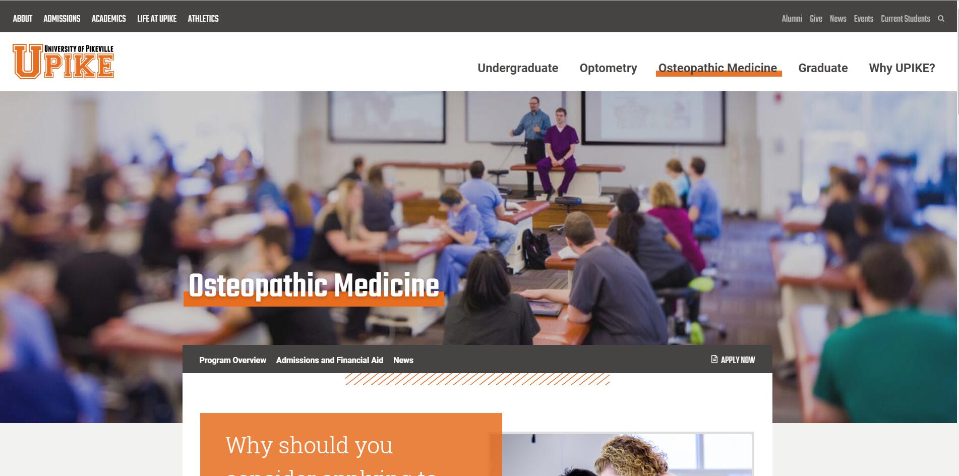 University of Pikeville Kentucky College of Osteopathic Medicine Admissions  Statistics and Rankings – Top Schools in USA