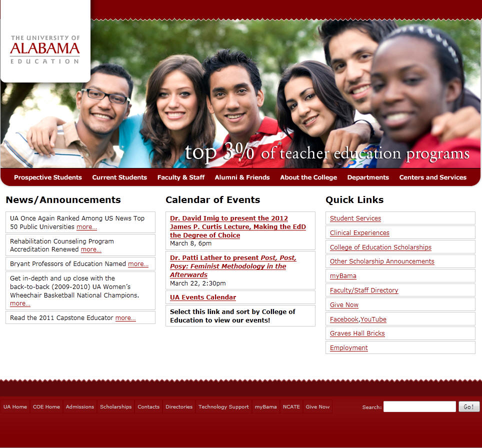 University of Alabama College of Education