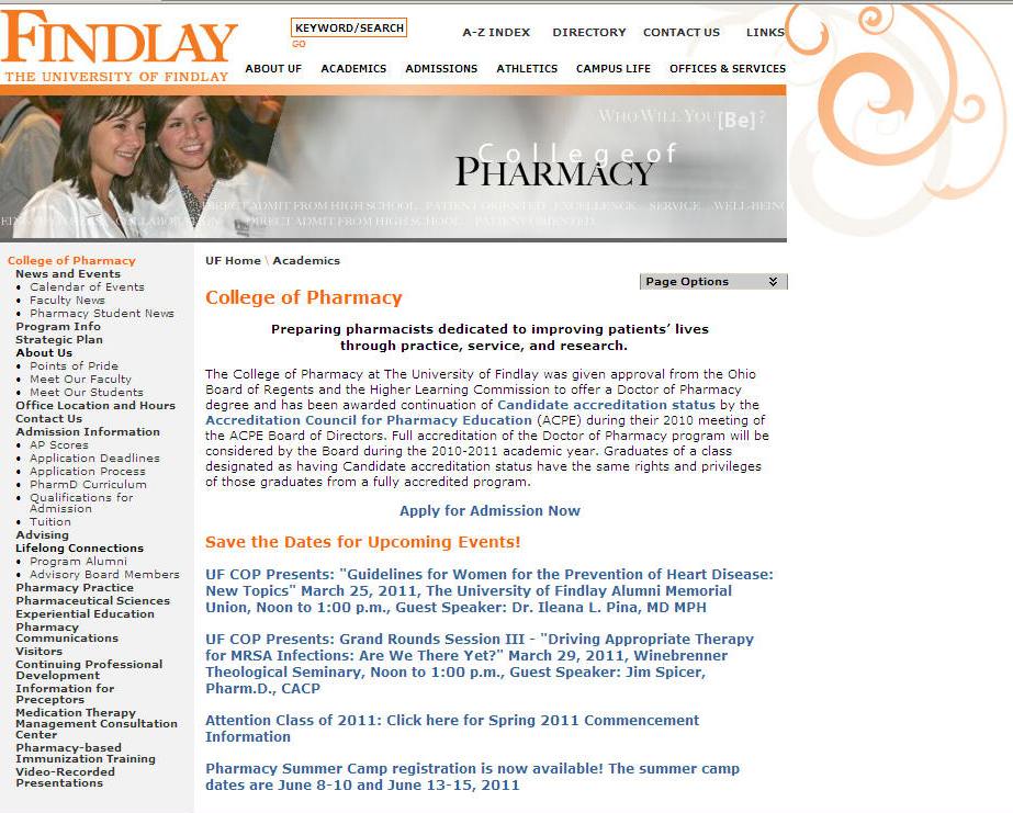 University of Findlay College of Pharmacy