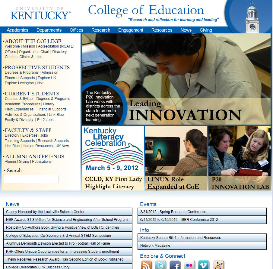 University of Kentucky College of Education