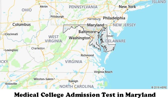 Medical College Admission Test in Maryland
