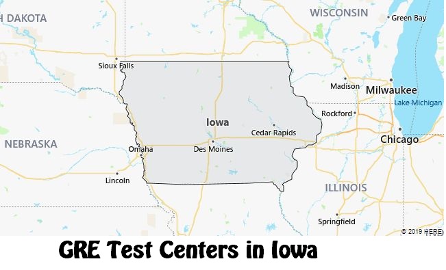 GRE Test Dates in Iowa