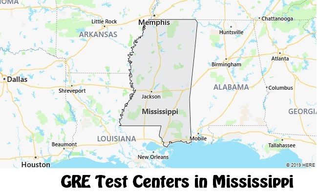 GRE Test Dates in Mississippi