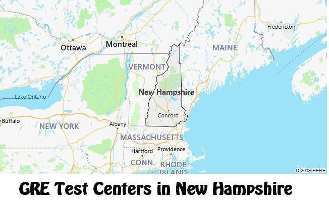 GRE Test Dates in New Hampshire