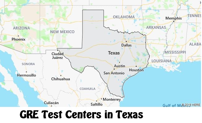 GRE Test Dates in Texas