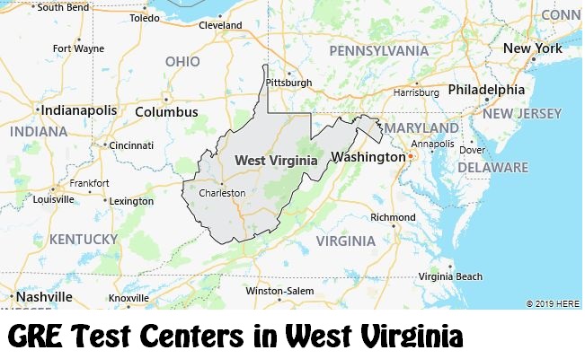 GRE Test Dates in West Virginia