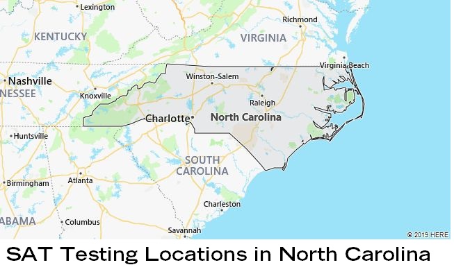 SAT Testing Locations in North Carolina