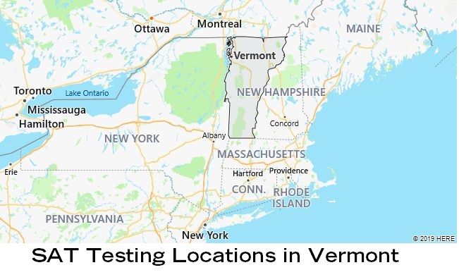 SAT Testing Locations in Vermont