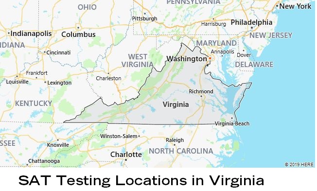 SAT Testing Locations in Virginia