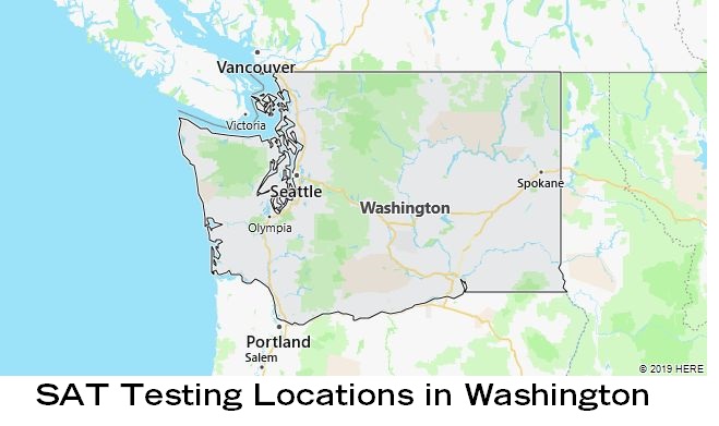 SAT Testing Locations in Washington