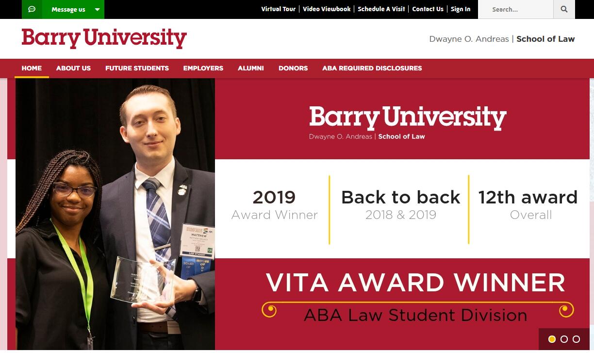 The School of Law at Barry University – Top Schools in the USA