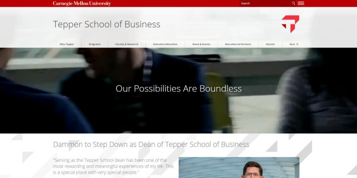 The Tepper School of Business at Carnegie Mellon University