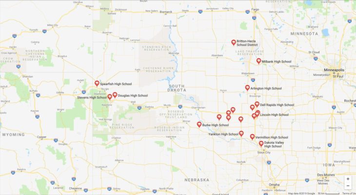 Top High Schools in South Dakota