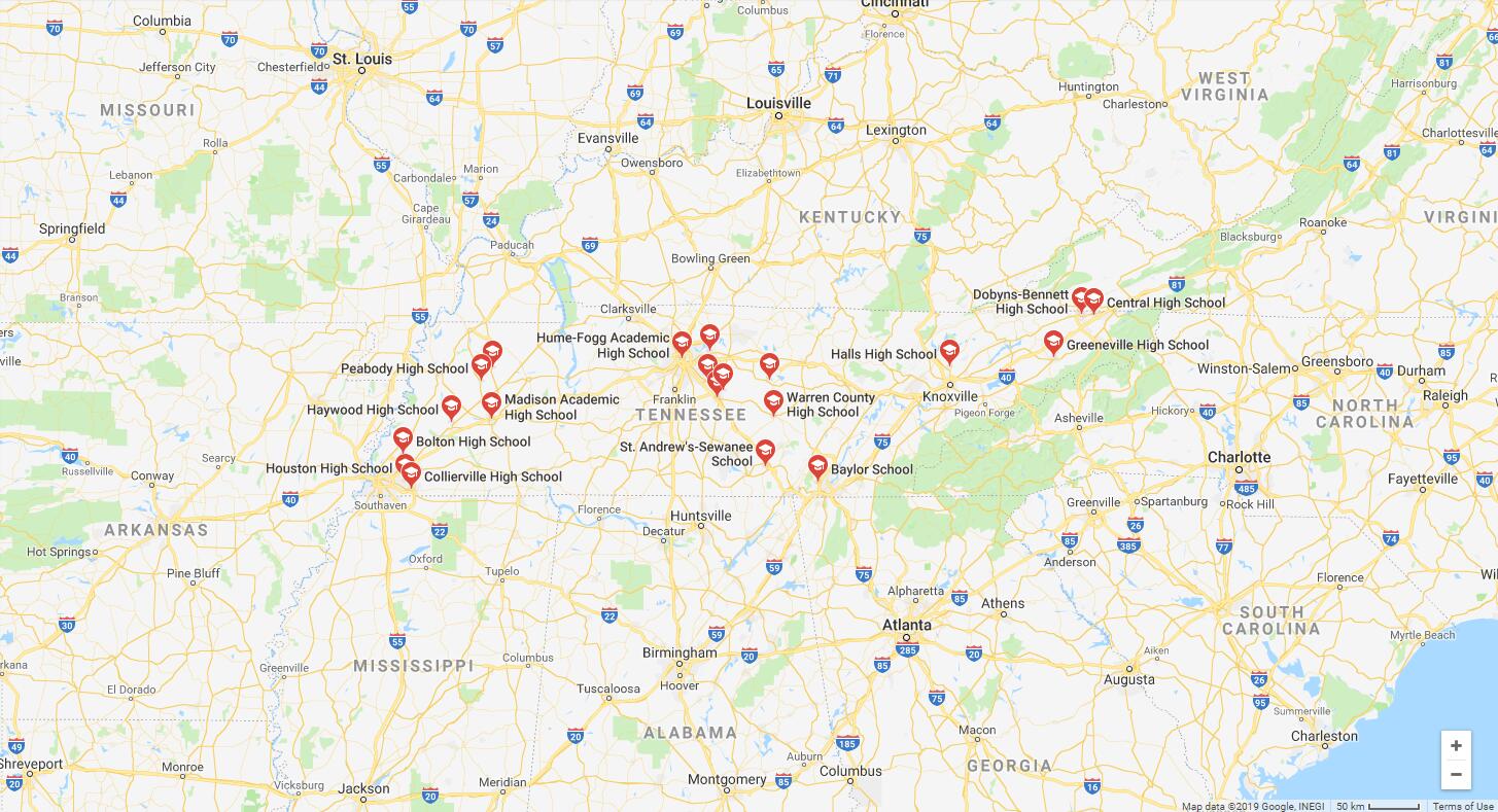 Top High Schools in Tennessee