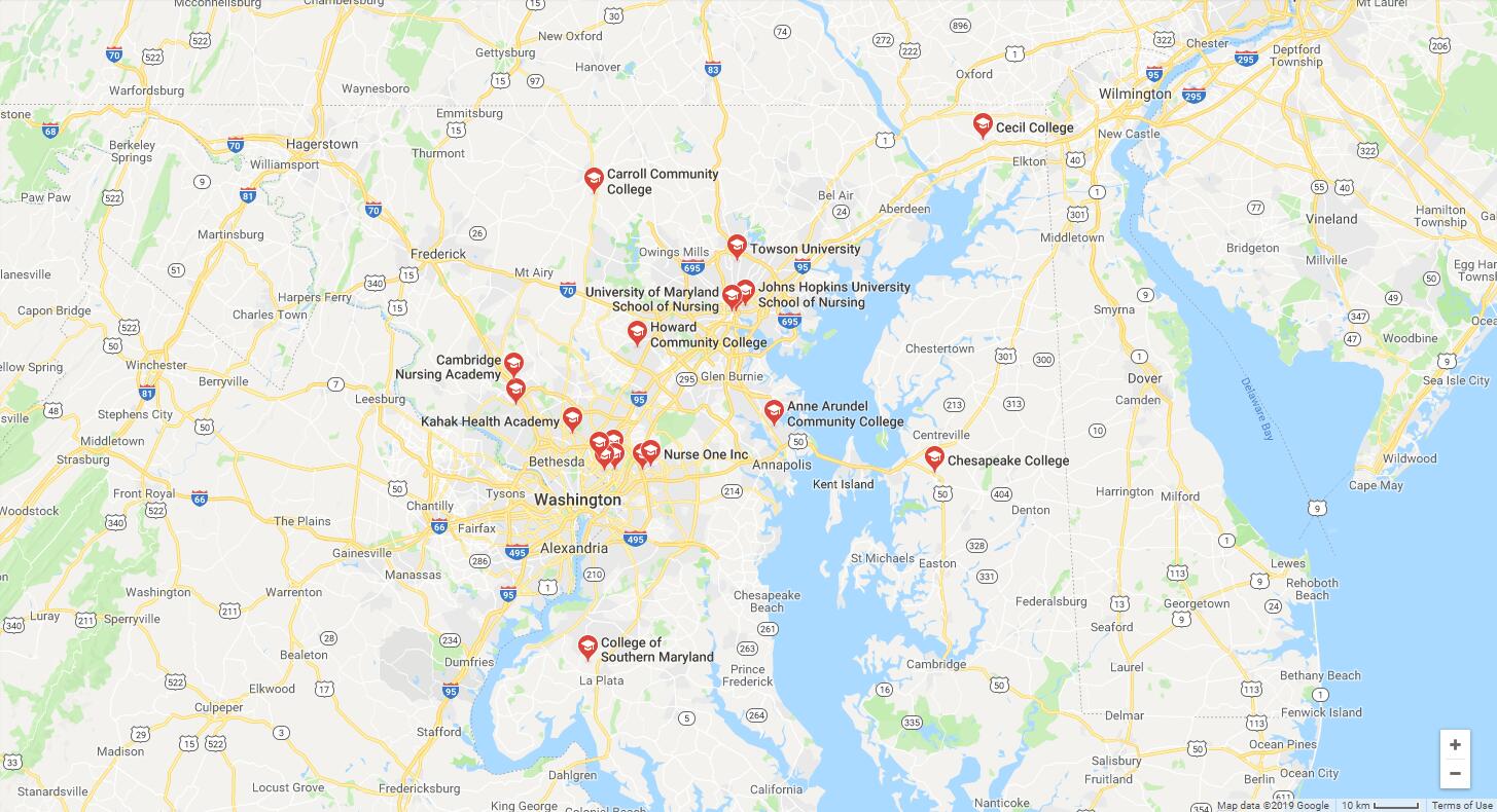 Top Nursing Schools in Maryland