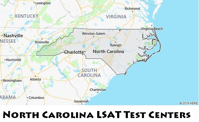 North Carolina LSAT Testing Locations