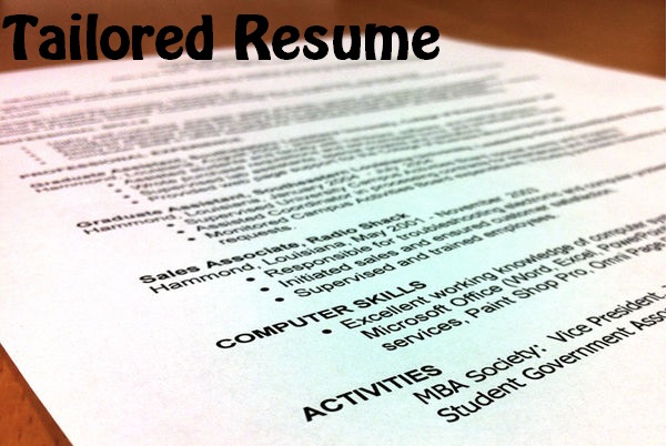 Tailored Resume