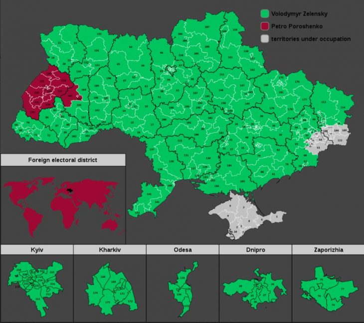 Presidential elections, runoff results - Ukraine