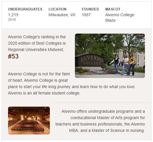 Alverno College History