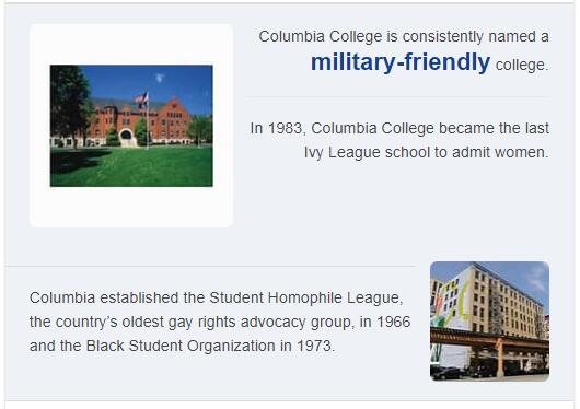 Columbia College History