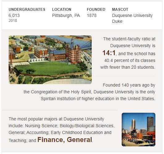 Duquesne University History