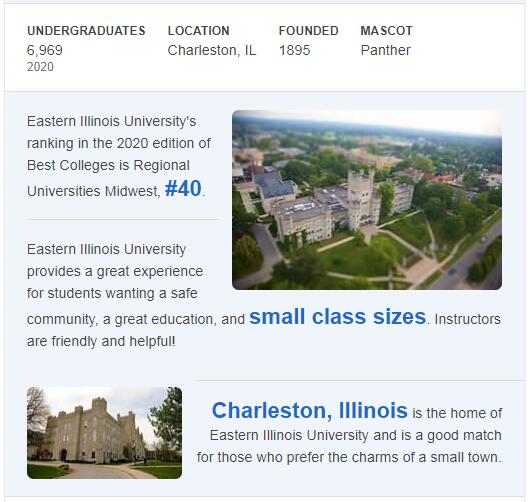 Eastern Illinois University History