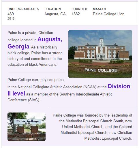 Paine College History