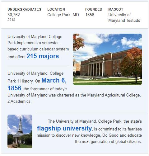 University of Maryland-University College History