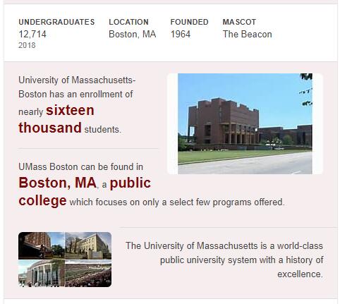 University of Massachusetts-Boston History