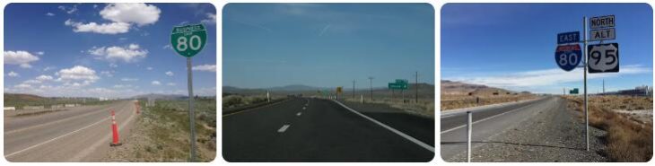 Interstate 80 in Nevada