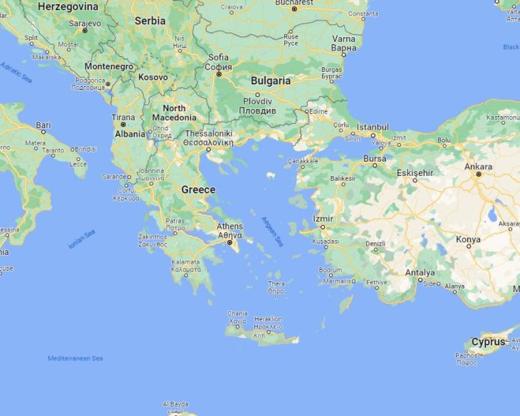 Greece Bordering Countries
