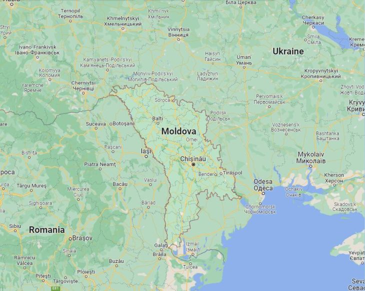Moldova Bordering Countries