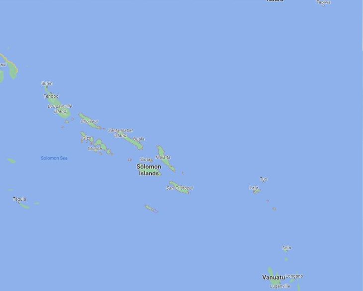 Solomon Islands Bordering Countries