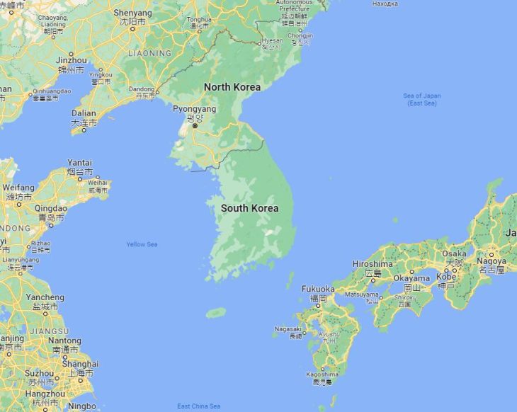 South Korea Bordering Countries
