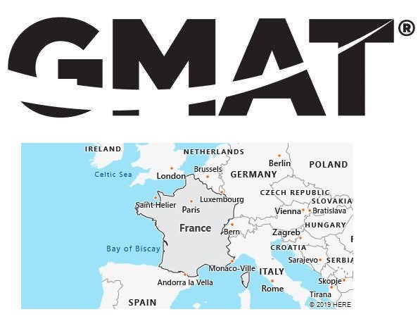 GMAT Test Centers in France