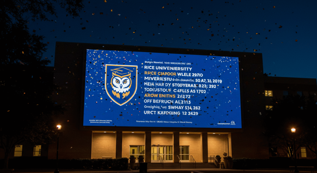 Rice University Rankings
